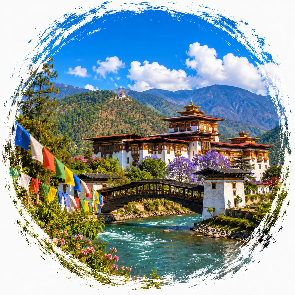 bhutan-paro-thimphu-grunge