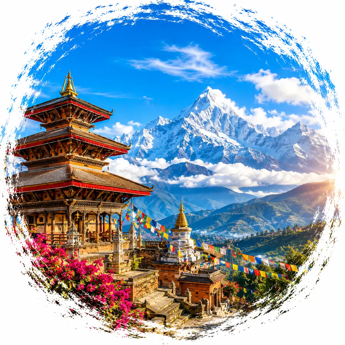 nepal-kathmandu-nagarkot-grunge