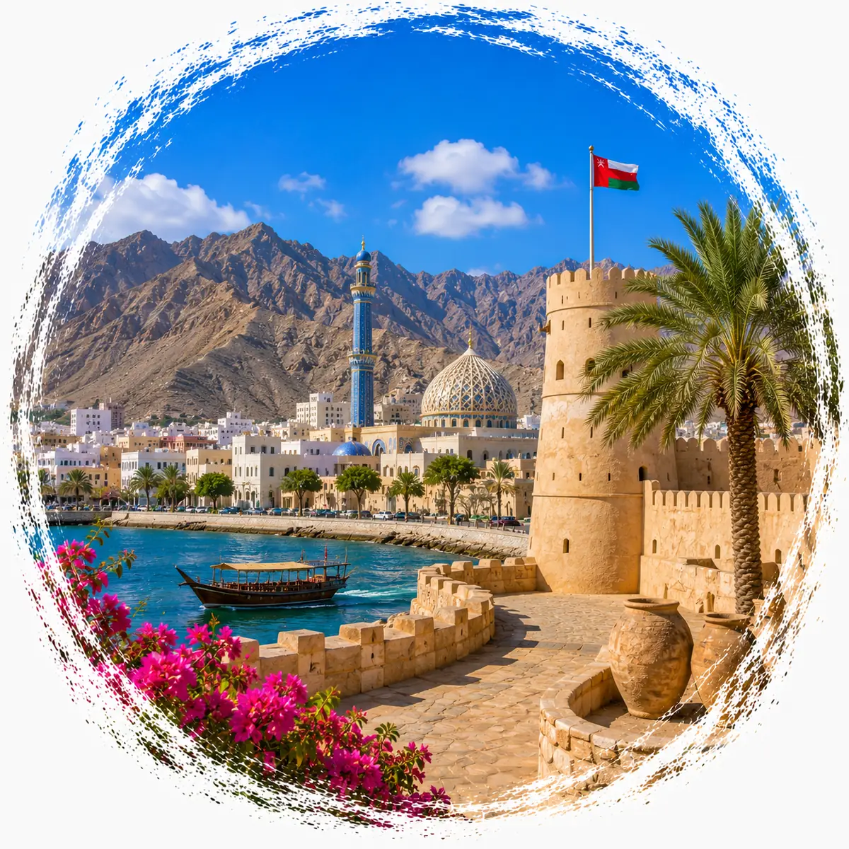 oman-muscat-nizwa-grunge